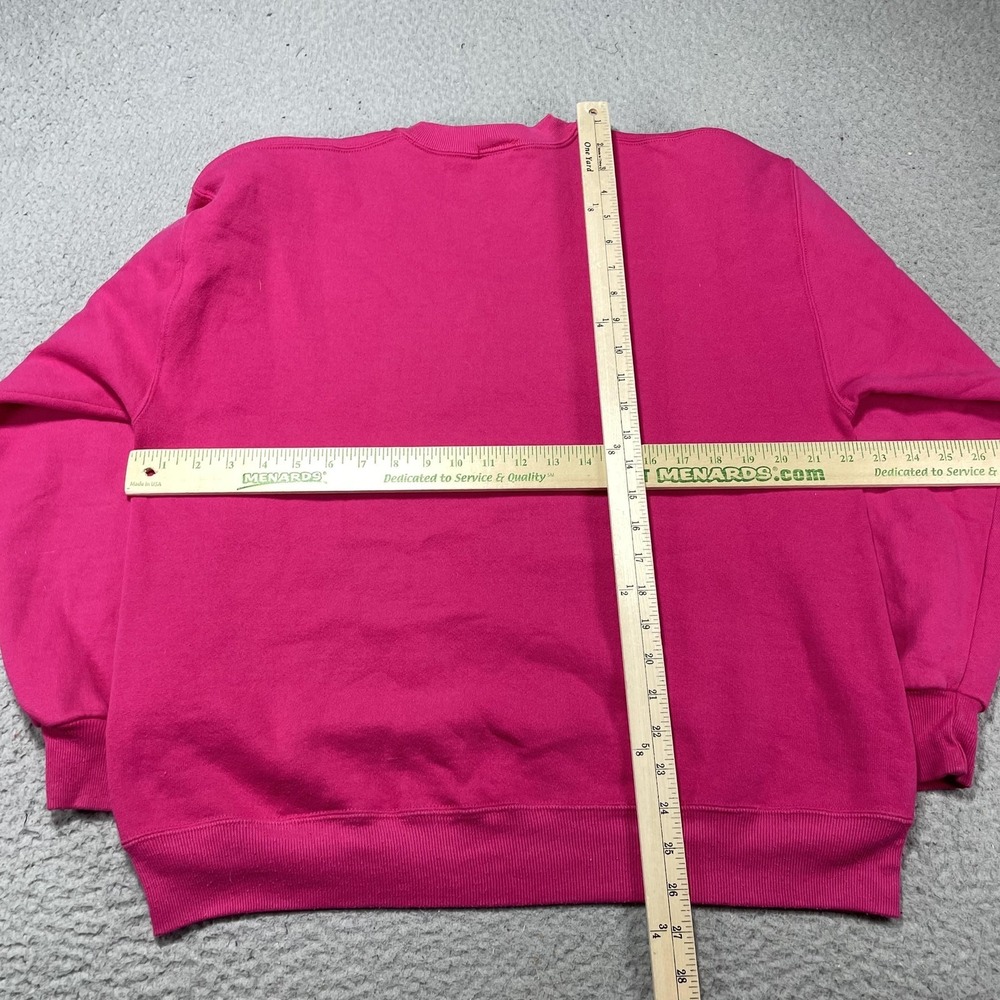 Crazy Shirts Sweatshirt Mens Large Pink Breckenridge Embroidered Fleece Crewneck - Picture 6 of 9